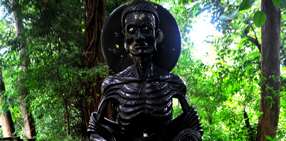 La única imagen de Buda en ayunas de Chiang Mai