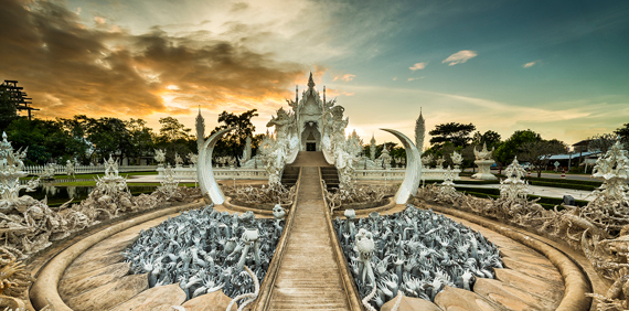 Templo Blanco de Chiang Rai