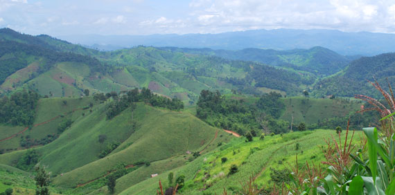 El recorrido por las montaas ofrece espectaculares vistas