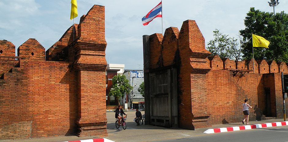 Thapae Gate en Chiang Mai