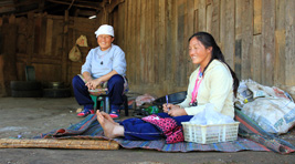 Lajus en el norte de Tailandia